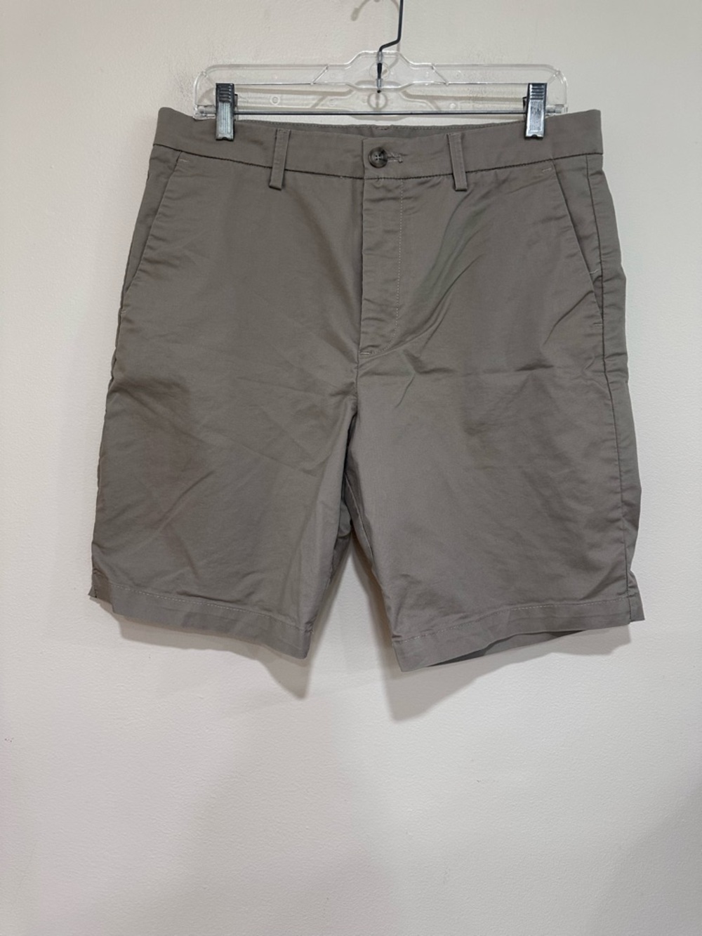 Calvin Klein Taupe Flat-Front Men's Shorts